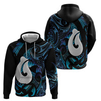 Hei Matau New Zealand Matariki Zip Hoodie NZ Fish Hook Maori Art LT14 - Polynesian Pride