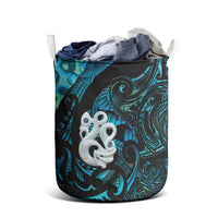 Manaia New Zealand Matariki Laundry Basket NZ Paua Shell Maori Art