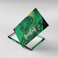 World Mental Health Awareness Month Canvas Wall Art Warriors Brave Strong Galaxy Vibes