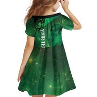 Personalised World Mental Health Awareness Month Family Matching Mermaid Dress and Hawaiian Shirt Warriors Brave Strong Galaxy Vibes