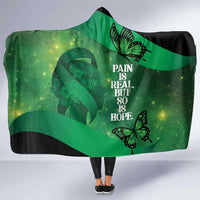 World Mental Health Awareness Month Hooded Blanket Warriors Brave Strong Galaxy Vibes