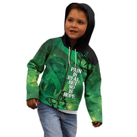 Personalised World Mental Health Awareness Month Kid Hoodie Warriors Brave Strong Galaxy Vibes