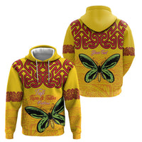 Personalised Tufi Tapa and Tattoo Festival Hoodie PNG Oro Butterfly Tapa Pattern - Polynesian Pride