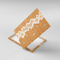 Personalised Tufi Tapa and Tattoo Festival Canvas Wall Art Oro Tapa Cloth With Plumeria - Polynesian Pride