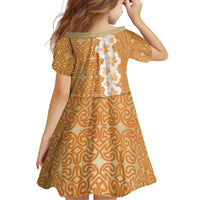 Personalised Tufi Tapa and Tattoo Festival Family Matching Tank Maxi Dress and Hawaiian Shirt Oro Tapa Cloth With Plumeria LT14 - Polynesian Pride