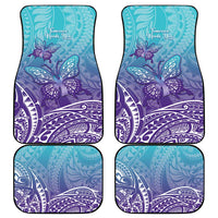 Polynesia Suicide Prevention Month Car Mats Butterfly Purple And Teal Ribbon Tomorrow Needs You