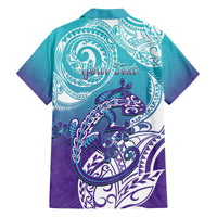 Personalised New Zealand Suicide Prevention Month Family Matching Off Shoulder Short Dress and Hawaiian Shirt You Matter NZ Fern With Maori Koru Lizard LT14 - Polynesian Pride
