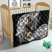 Custom New Zealand Silver Fern Rugby Quilt 2024 Aotearoa Maori Mascot Go All Black LT14 - Polynesian Pride