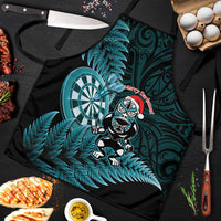 New Zealand Darts Christmas Apron Maori Fern Merry Dartsmas - Polynesian Pride