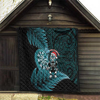 New Zealand Darts Christmas Quilt Maori Fern Merry Dartsmas - Polynesian Pride
