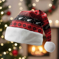 New Zealand Darts Christmas Santa Hat Merry Xmas Aotearoa Maori Red - Polynesian Pride
