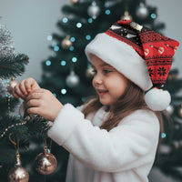 New Zealand Darts Christmas Santa Hat Merry Xmas Aotearoa Maori Red - Polynesian Pride