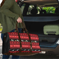 New Zealand Darts Christmas Travel Bag Merry Xmas Aotearoa Maori Red - Polynesian Pride