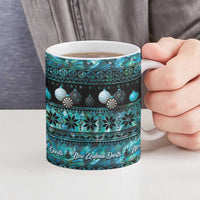 New Zealand Darts Christmas Ceramic Mug Merry Xmas Aotearoa Maori Paua Shell - Polynesian Pride