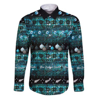 New Zealand Darts Christmas Family Matching Puletasi and Hawaiian Shirt Merry Xmas Aotearoa Maori Paua Shell - Polynesian Pride