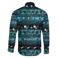 New Zealand Darts Christmas Family Matching Puletasi and Hawaiian Shirt Merry Xmas Aotearoa Maori Paua Shell - Polynesian Pride