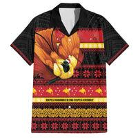 Papua New Guinea Christmas Family Matching Long Sleeve Bodycon Dress and Hawaiian Shirt Bikpela hamamas blong dispela Krismas - Polynesian Pride