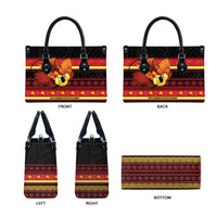 Papua New Guinea Christmas Leather Bag Bikpela hamamas blong dispela Krismas - Polynesian Pride