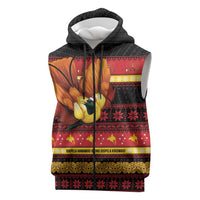 Papua New Guinea Christmas Sleeveless Zip Hoodie Bikpela hamamas blong dispela Krismas - Polynesian Pride