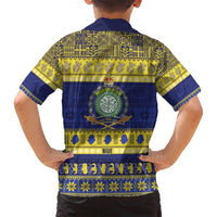 Niue Christmas Family Matching Puletasi and Hawaiian Shirt Monuina e Kilisimasi Hiapo Motifs - Polynesian Pride