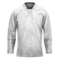 Tapu Fanau Ia Niue Hockey Jersey Happy White Sunday Unique Hiapo LT14 Unisex White - Polynesian Pride