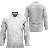 Tapu Fanau Ia Niue Hockey Jersey Happy White Sunday Unique Hiapo LT14 - Polynesian Pride