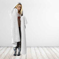 Tapu Fanau Ia Niue Hooded Blanket Happy White Sunday Unique Hiapo - Polynesian Pride