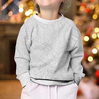 Tapu Fanau Ia Niue Kid Ugly Christmas Sweater Happy White Sunday Unique Hiapo - Polynesian Pride