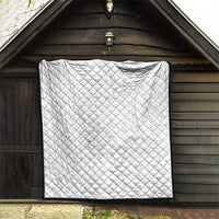 Tapu Fanau Ia Niue Quilt Happy White Sunday Unique Hiapo - Polynesian Pride