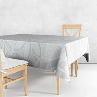 Tapu Fanau Ia Niue Tablecloth Happy White Sunday Unique Hiapo - Polynesian Pride