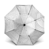 Tapu Fanau Ia Niue Umbrella Happy White Sunday Unique Hiapo - Polynesian Pride