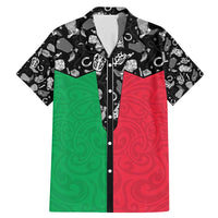 Vanuatu Cowboy Family Matching Mermaid Dress and Hawaiian Shirt Cowboy Symbols Split Stylized - Polynesian Pride