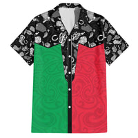 Vanuatu Cowboy Family Matching Off The Shoulder Long Sleeve Dress and Hawaiian Shirt Cowboy Symbols Split Stylized - Polynesian Pride