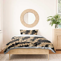 Vanuatu Cowboy Bedding Set Seamless Straw Hats Hibiscus - Polynesian Pride