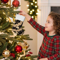 Vanuatu Cowboy Christmas Stocking Seamless Straw Hats Hibiscus - Polynesian Pride