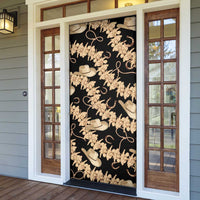 Vanuatu Cowboy Door Cover Seamless Straw Hats Hibiscus - Polynesian Pride