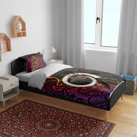 Vanuatu Boar Cowboy Bedding Set Tusk Gradient Polynesian Pattern - Polynesian Pride