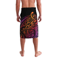 Vanuatu Boar Cowboy Lavalava Tusk Gradient Polynesian Pattern - Polynesian Pride