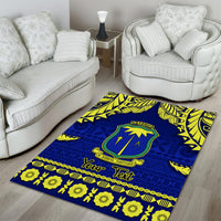 Personalised Fiji Natabua High School Area Rug Fijian Tapa Pattern LT14 - Polynesian Pride