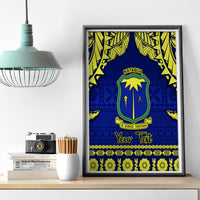 Personalised Fiji Natabua High School Canvas Wall Art Fijian Tapa Pattern LT14 - Polynesian Pride