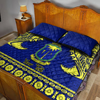 Personalised Fiji Natabua High School Quilt Bed Set Fijian Tapa Pattern LT14 - Polynesian Pride