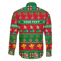 Personalised Hawaii Christmas Family Matching Summer Maxi Dress and Hawaiian Shirt Mele Kalikimaka LT14 - Polynesian Pride