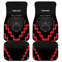 Personalised Toitu Te Tiriti Mana Maori Motuhake Car Mats Aotearoa Haka Face Mix Poutama Art