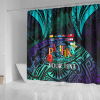 Personalised Pasifika Festival Auckland Shower Curtain 2024 Pacific Islands Polynesian Pattern LT14 - Polynesian Pride