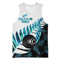 New Zealand Lawn Bowls Custom Basketball Jersey Aotearoa Silver Fern Paua Shell - Polynesian Pride