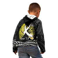 Personalised Polynesia World Lung Cancer Day Kid Hoodie Faith Hope Love
