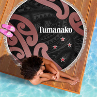 New Zealand Mangopare Tamanako Beach Blanket Aotearoa Maori
