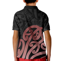 New Zealand Mangopare Tamanako Kid Polo Shirt Aotearoa Maori LT14 - Polynesian Pride