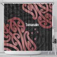 New Zealand Mangopare Tamanako Shower Curtain Aotearoa Maori LT14 - Polynesian Pride