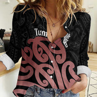 New Zealand Mangopare Tamanako Women Casual Shirt Aotearoa Maori